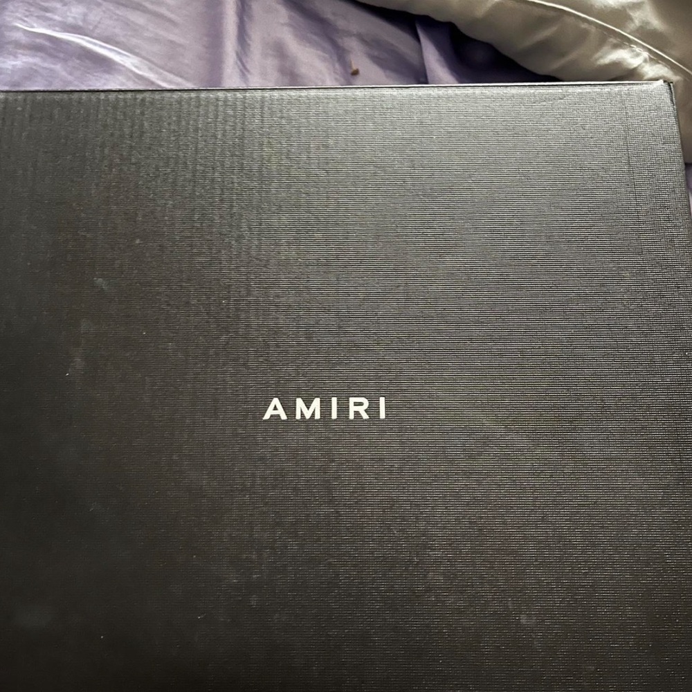 Authentic Amiri sneakers. Worn once for a photoshoot. It is size 38